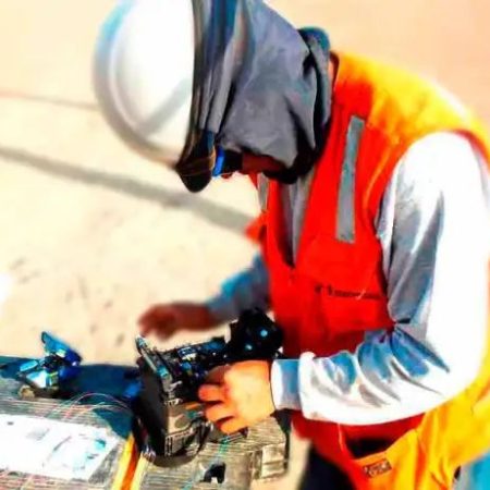 Fiber Optic Splicing & Testing — Infracore project